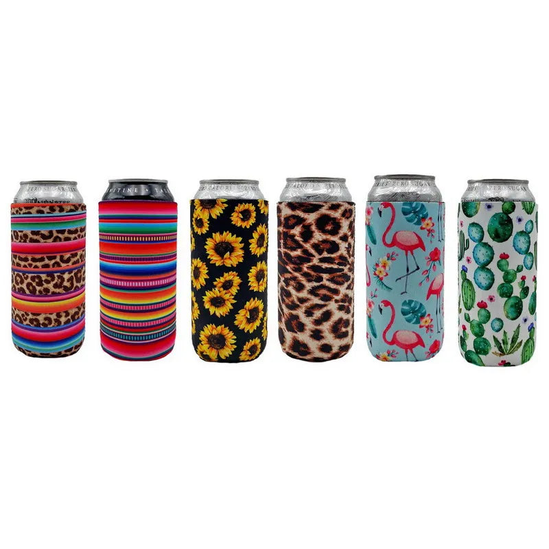 Two-piece neoprene drink sleeve set