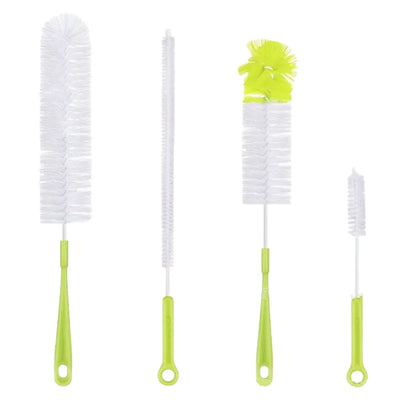 Blendiva 4-Piece Flexible Long-Handle Bottle Brush Set