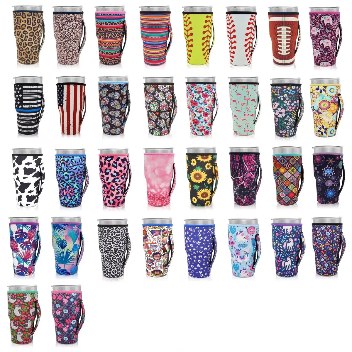 Neoprene sleeve for a large tumbler