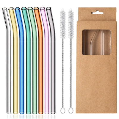 Blendiva Borosilicate Glass Straws – Straight or Bent