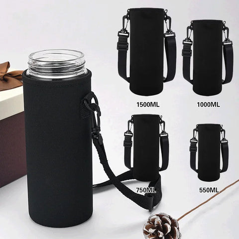 Multi-size neoprene bottle sleeve