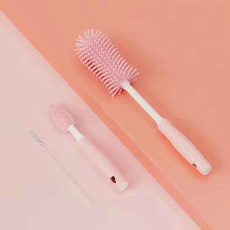 Blendiva Silicone Bottle and Straw Brush Set