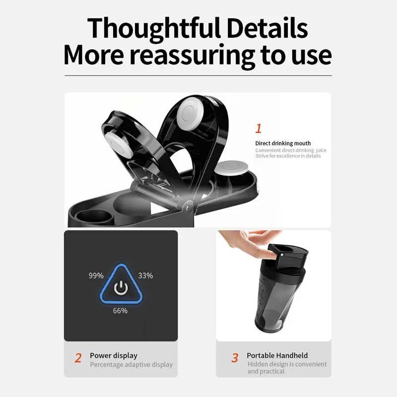Rechargeable blender product view