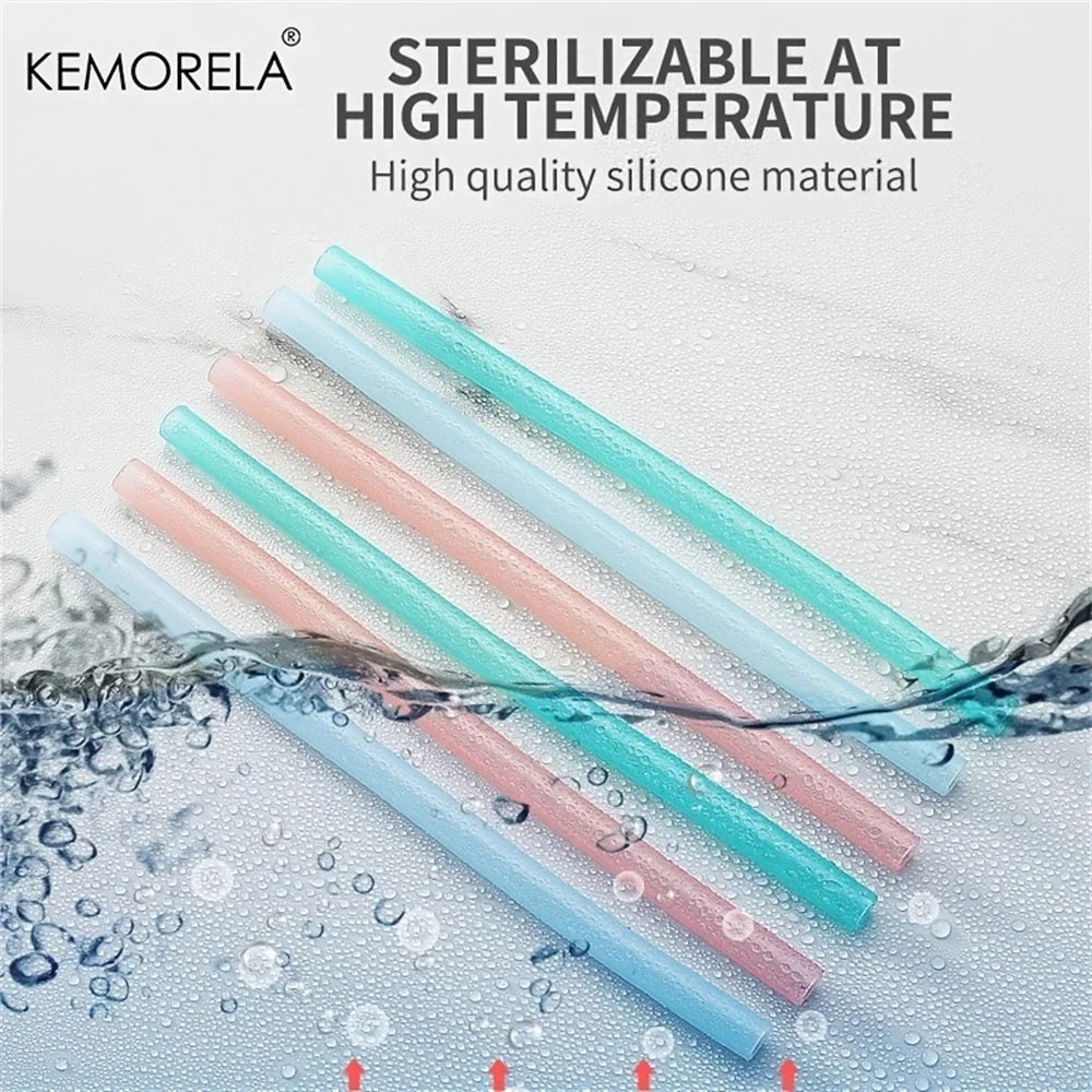 Reusable straws for daily drinks