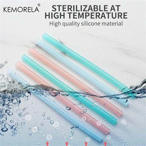Reusable straws for daily drinks
