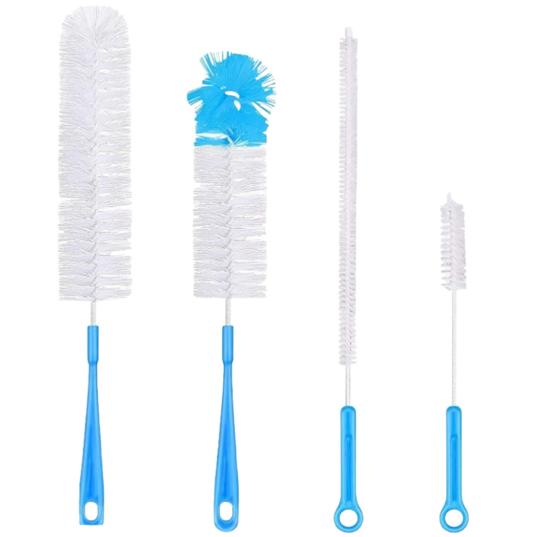 Blendiva 4-Piece Flexible Long-Handle Bottle Brush Set