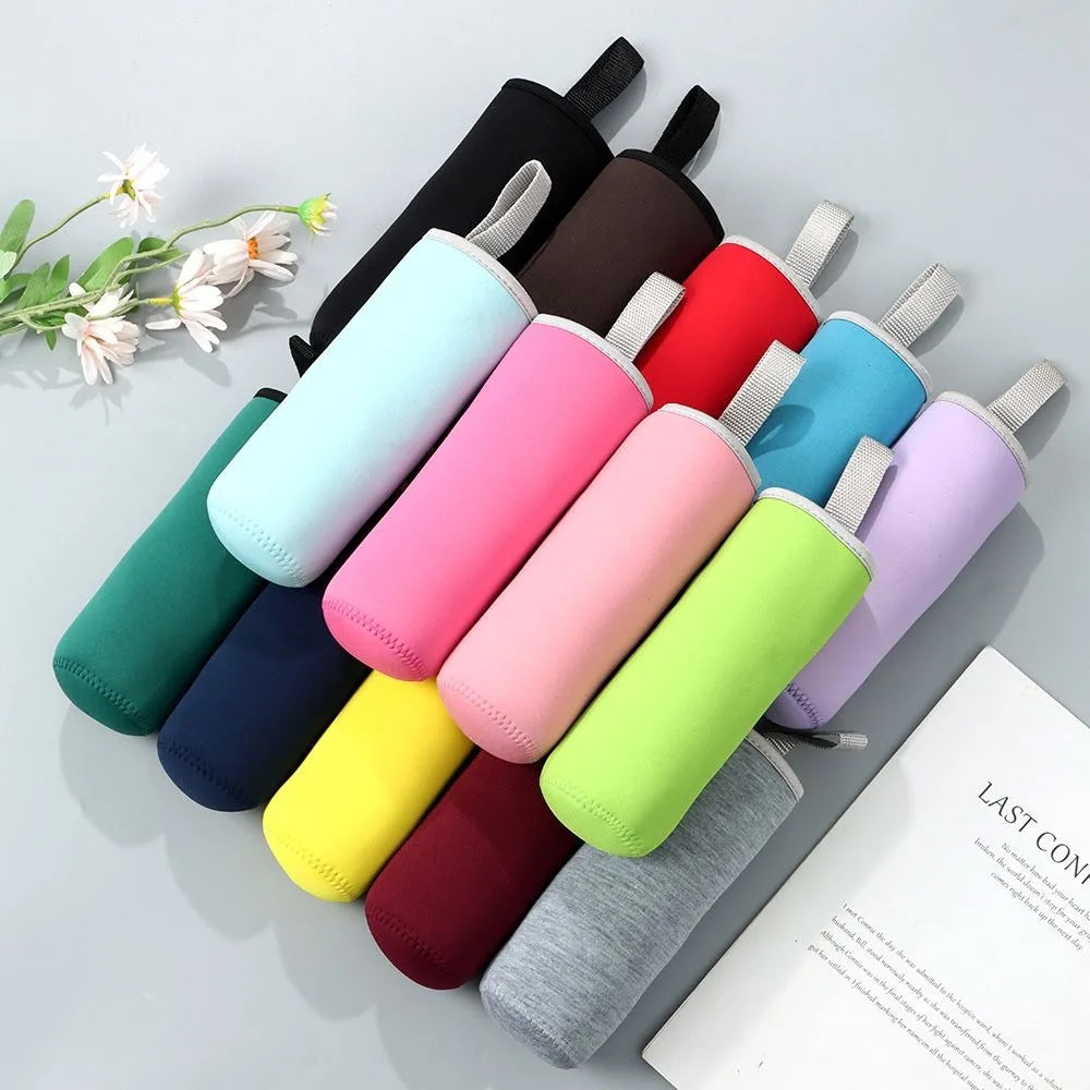 Color options for a neoprene bottle sleeve