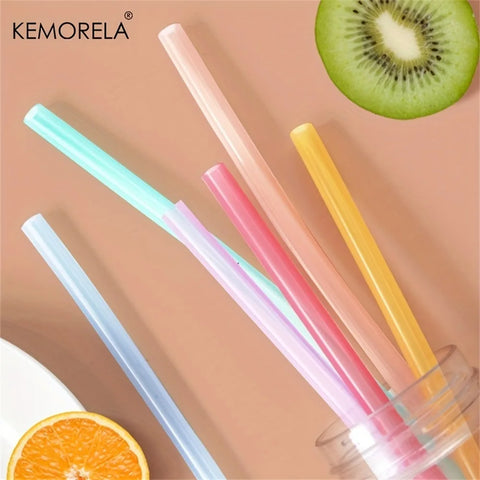 Foldable clear drinking straws