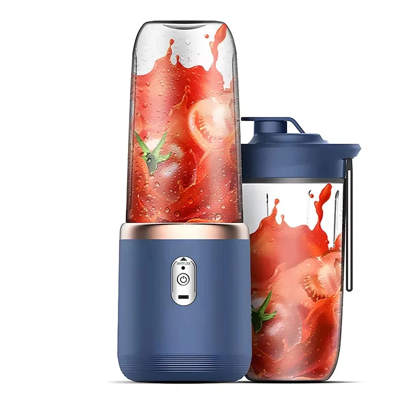 Portable blender for individual smoothies and juices