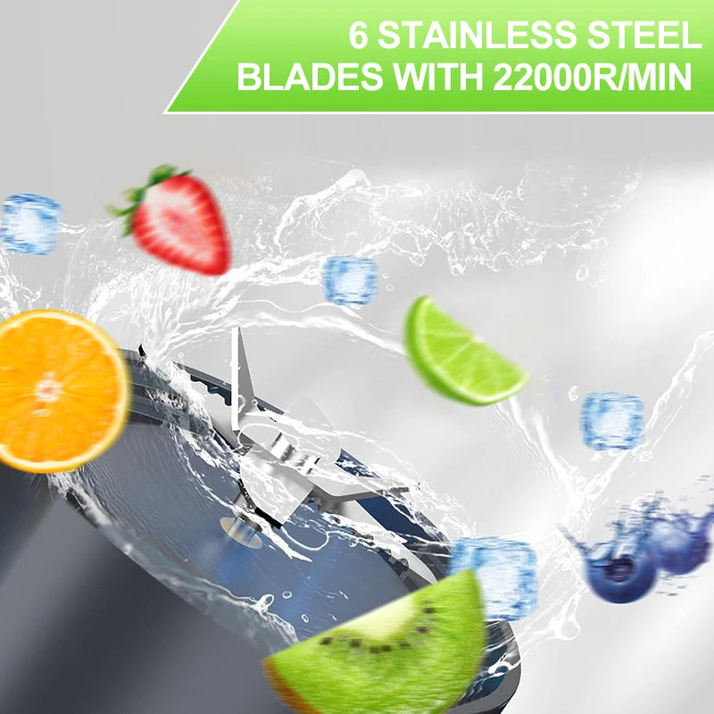 Premium rechargeable blender detail