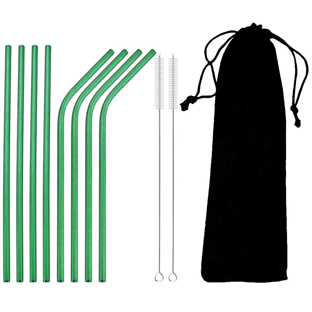 Blendiva 304 Stainless Steel Straws – 11-Piece Set