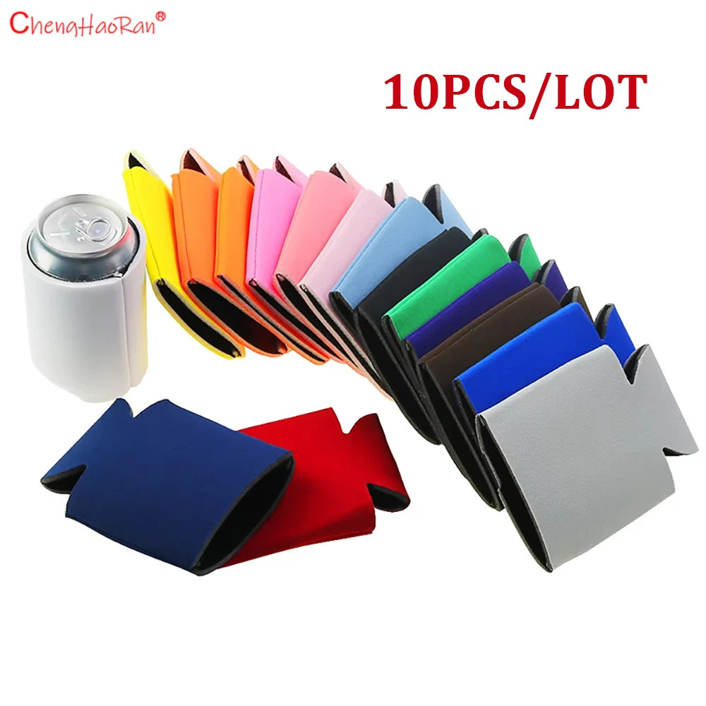 Ten-piece neoprene drink sleeve set