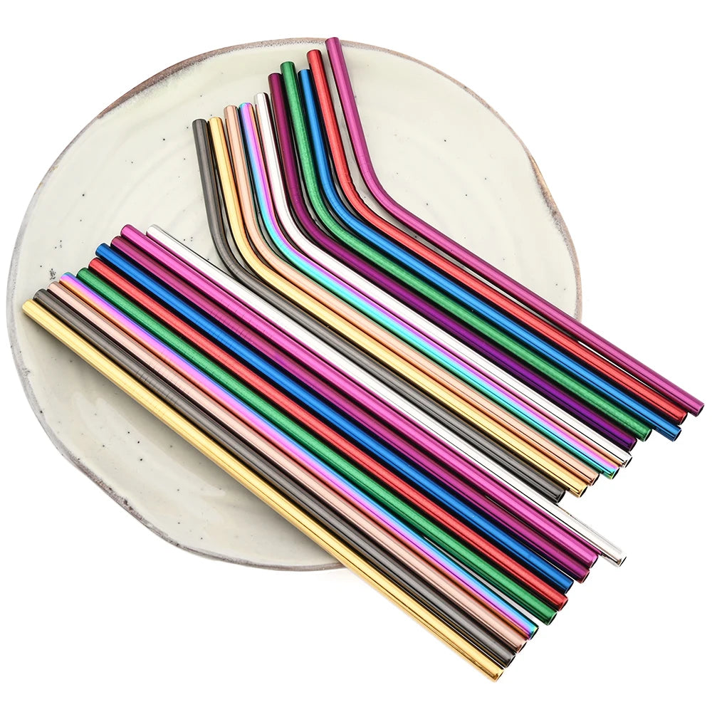 Reusable metal straws