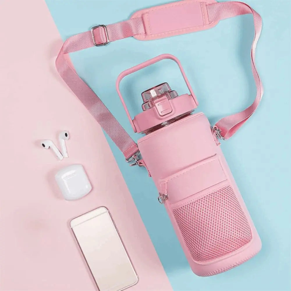 Blendiva Neoprene Sports Bottle Sleeve with Mesh Pocket