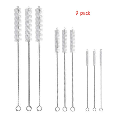 Blendiva Extra-Long Straw and Tube Brush Set