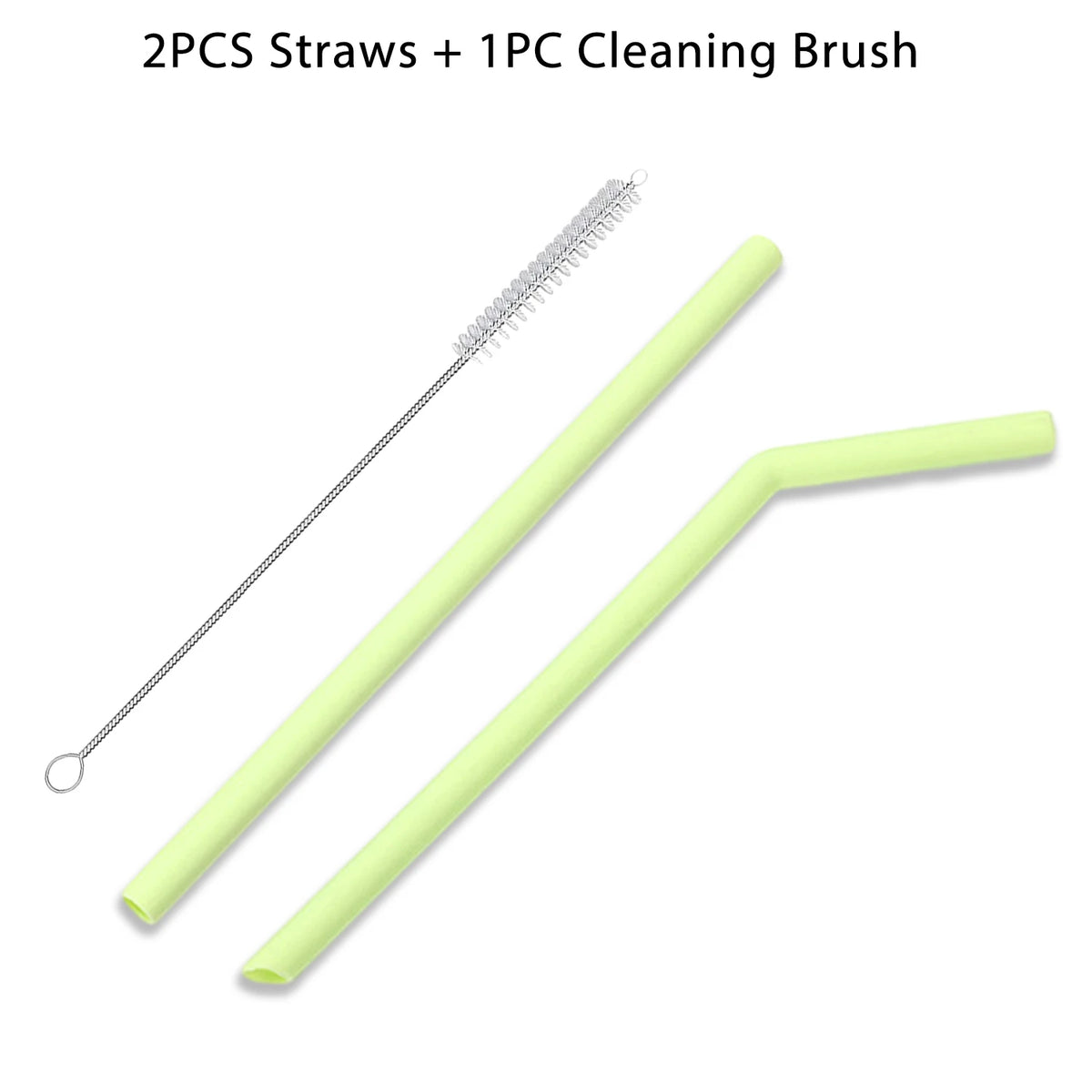 Blendiva Flexible Silicone Straws – 3, 8, or 14 Pieces