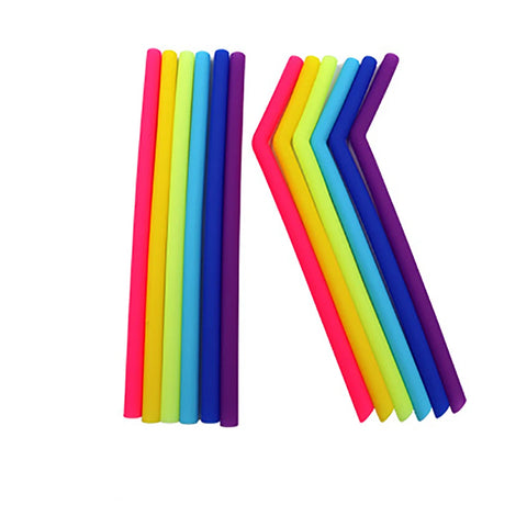 Flexible long straws