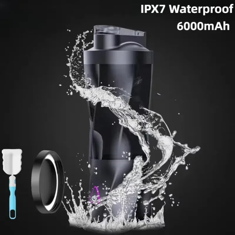 Portable blender with fruit